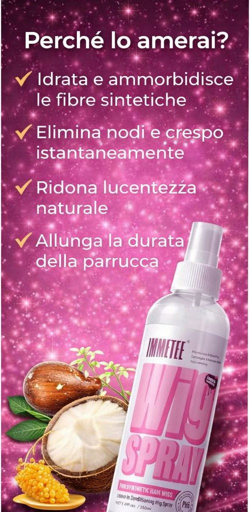 Spray Idratante e Ammorbidente per Parrucche Sintetiche