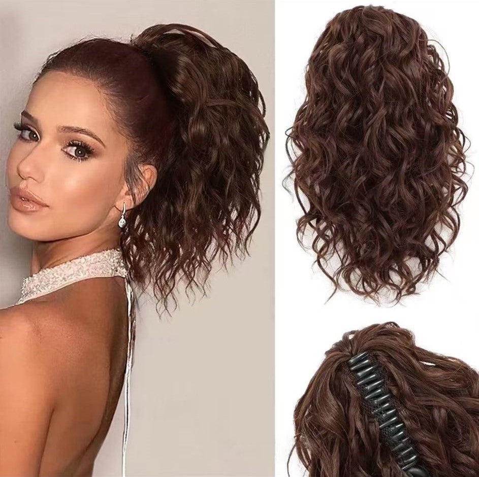 Coda Deep Wave 35CM Castano Cioccolato Intenso