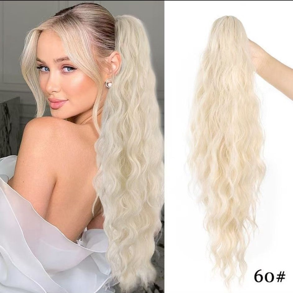 Coda BEACH WAVES 65 CM Biondo Platino