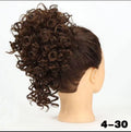 Chignon Ricci Castano Scuro con Riflessi Ramati