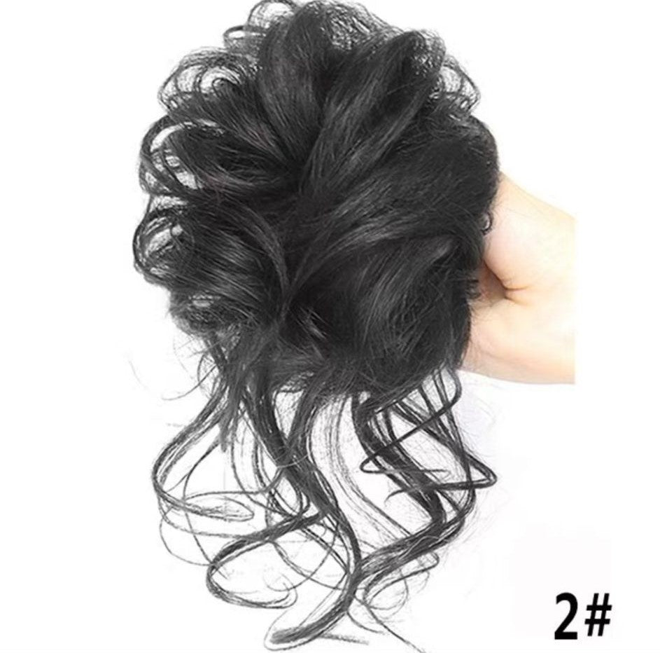 Chignon Boccoloso Castano Scurissimo