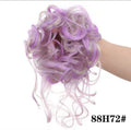 Chignon Boccoloso Lavanda e Biondo Cenere