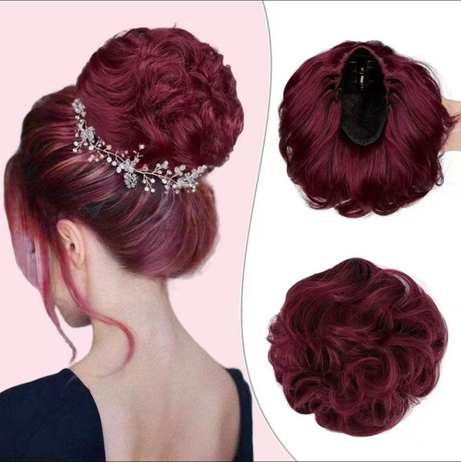 Chignon Luxury Rosso Wine Red