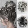 Chignon Luxury Grigio Perla con Colpi di Sole Biondo Cenere