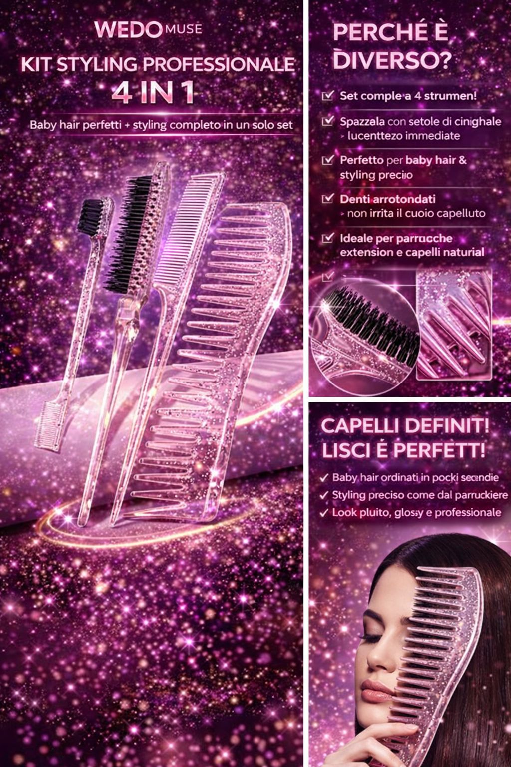 Set Pettini e Spazzole